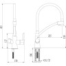 Смеситель LEMARK COMFORT LM3070C-White для кухни с подключением к фильтру